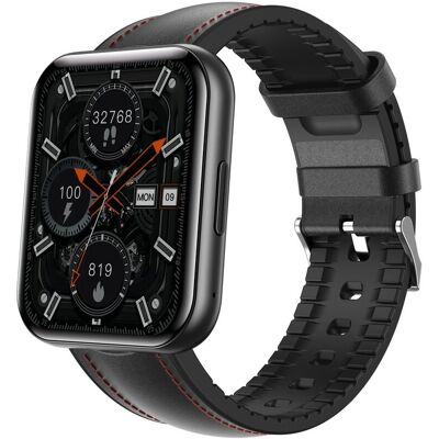 Bemi SmartWatch Exo Czarny + Pasek Skórzany Czarny Bemi SmartWatch Exo Czarny + Pasek Skórzany Czarny