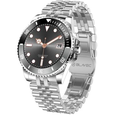 Blavec Smartwatch M-02 Business AMOLED Full Touch Voice Call (SWM02-S) srebrny Blavec Smartwatch M-02 Business AMOLED Full Touch Voice Call (SWM02-S) srebrny