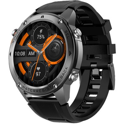 Blavec Smartwatch Męski Damski Zegarek Wodoodporny AMOLED GPS Rozmowy Voice Call M-03 Predator grafitowy + dodatkowy pasek Blavec Smartwatch Męski Damski Zegarek Wodoodporny AMOLED GPS Rozmowy Voice Call M-03 Predator grafitowy + dodatkowy pasek