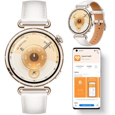Damski Smartwatch Huawei Watch GT 6 41mm Classic elegancki AMOLED biały Damski Smartwatch Huawei Watch GT 6 41mm Classic elegancki AMOLED biały