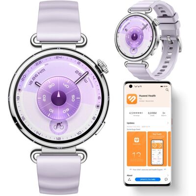 Damski Smartwatch Huawei Watch GT 6 41mm Classic elegancki AMOLED fioletowy Damski Smartwatch Huawei Watch GT 6 41mm Classic elegancki AMOLED fioletowy