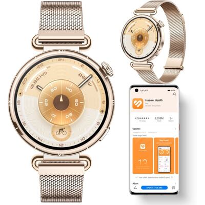 Damski Smartwatch Huawei Watch GT 6 41mm Elegant bransoleta AMOLED złoty Damski Smartwatch Huawei Watch GT 6 41mm Elegant bransoleta AMOLED złoty