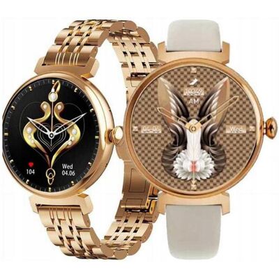 Rubicon ELEGANCKI DAMSKI SMARTWATCH ODBIERANIE POŁĄCZEŃ PL EKG PULS SMS SMART WATCH Rubicon ELEGANCKI DAMSKI SMARTWATCH ODBIERANIE POŁĄCZEŃ PL EKG PULS SMS SMART WATCH