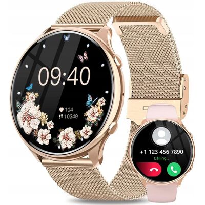 Inny producent Fitonme Smartwatch Damski Złoty 1,39' AMOLED Połączenia IP67 Fitness Inny producent Fitonme Smartwatch Damski Złoty 1,39' AMOLED Połączenia IP67 Fitness