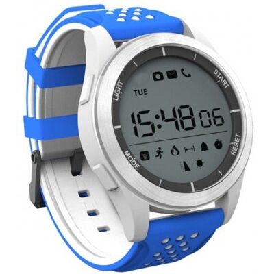 Garett, Smartwatch, Zegarek sportowy, Sport 4, niebiesko-biały Garett, Smartwatch, Zegarek sportowy, Sport 4, niebiesko-biały