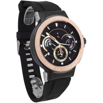 Hagen SMARTWATCH HD6 - CZARNY-RÓŻOWE ZŁOTO Hagen SMARTWATCH HD6 - CZARNY-RÓŻOWE ZŁOTO