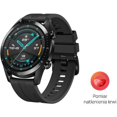Huawei Smartwatch, WATCH GT 2 46 mm, czarny Huawei Smartwatch, WATCH GT 2 46 mm, czarny