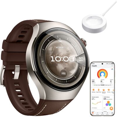 Huawei WATCH 5 CLASSIC 46 MM X-TAP TYTAN WIFI eSIM EKG SZKŁO SZAFIROWE IP69 Huawei WATCH 5 CLASSIC 46 MM X-TAP TYTAN WIFI eSIM EKG SZKŁO SZAFIROWE IP69