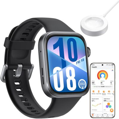 Huawei WATCH FIT 4 CZARNY DUAL GPS 5 ATM SPo2 ANALIZA SNU NFC ROZMOWY BT Huawei WATCH FIT 4 CZARNY DUAL GPS 5 ATM SPo2 ANALIZA SNU NFC ROZMOWY BT