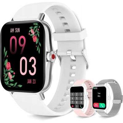 Inny producent Iaret Inteligentny Zegarek Smartwatch 1.7' I18 IP67 Srebrny Wymienne Paski Inny producent Iaret Inteligentny Zegarek Smartwatch 1.7' I18 IP67 Srebrny Wymienne Paski