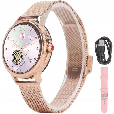 RitoEasySport Inteligentny Zegarek Dla Kobiet Smartwatch Damski Złoty RitoEasySport Inteligentny Zegarek Dla Kobiet Smartwatch Damski Złoty