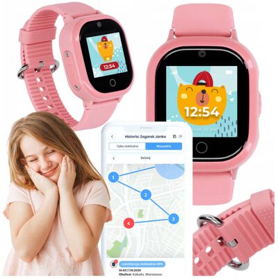 Locon Watch Lite — Wodoodporny Smartwatch GPS dla dziecka z nielimitowanymi połączeniami telefonicznymi Locon Watch Lite — Wodoodporny Smartwatch GPS dla dziecka z nielimitowanymi połączeniami telefonicznymi