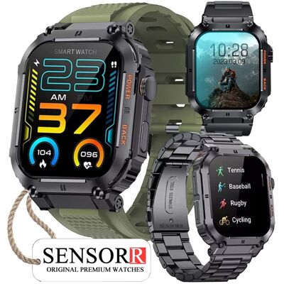 MOCNY WOJSKOWY ZEGAREK MĘSKI SMARTWATCH NA BRANSOLECIE ROZMOWY SMS POLSKIE MENU ORYGINALNY SENSORR MOCNY WOJSKOWY ZEGAREK MĘSKI SMARTWATCH NA BRANSOLECIE ROZMOWY SMS POLSKIE MENU ORYGINALNY SENSORR