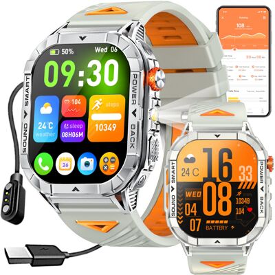 Nowy Smartwatch Glacierx Racer Grey Gx-Rs70A Nowy Smartwatch Glacierx Racer Grey Gx-Rs70A