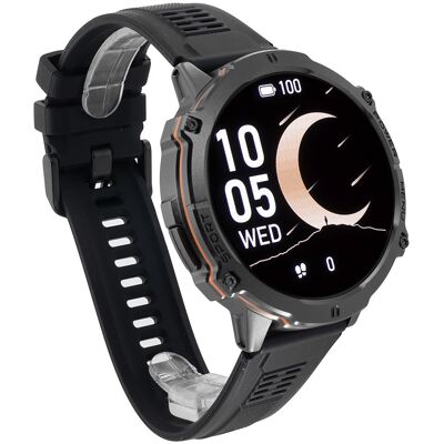 Rubicon SMARTWATCH RNCF40 Czarny Czarny Silikon+Czarna Bransoleta Rubicon SMARTWATCH RNCF40 Czarny Czarny Silikon+Czarna Bransoleta