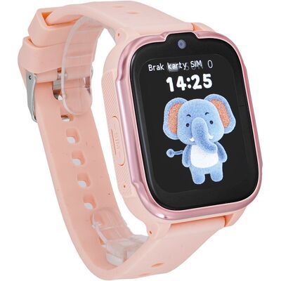Rubicon SMARTWATCH RNCF44 Różowy Różowy Silikon Rubicon SMARTWATCH RNCF44 Różowy Różowy Silikon