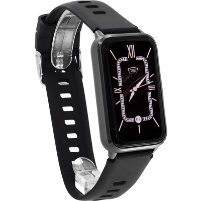 Rubicon SMARTWATCH RNCF48 CZARNY-CZARNY SILIKON Rubicon SMARTWATCH RNCF48 CZARNY-CZARNY SILIKON