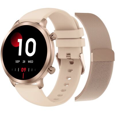 SmartWatch AI Chat Da GPT Bemi Zeno Złoty Dwa Paski AMOLED IP67 GPS SpO2 SmartWatch AI Chat Da GPT Bemi Zeno Złoty Dwa Paski AMOLED IP67 GPS SpO2