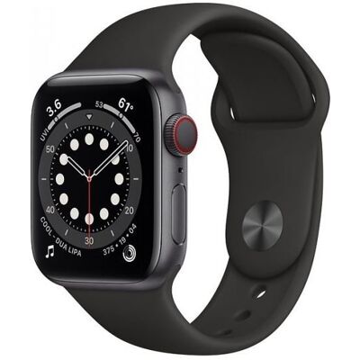 Smartwatch, Apple Watch Series 6 GPS + Cellular, 40mm, Space Gray Aluminium Smartwatch, Apple Watch Series 6 GPS + Cellular, 40mm, Space Gray Aluminium