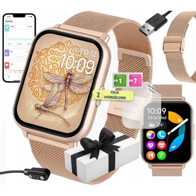 Rubicon Smartwatch Bluetooth rozmowy tlen puls budzik sport powiadomienia PL Rubicon Smartwatch Bluetooth rozmowy tlen puls budzik sport powiadomienia PL