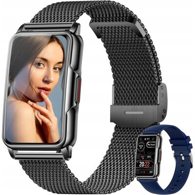 Smartwatch damski 1,47' IP67 Aktywność fizyczna SpO2 Tętno Sen czarny Smartwatch damski 1,47' IP67 Aktywność fizyczna SpO2 Tętno Sen czarny