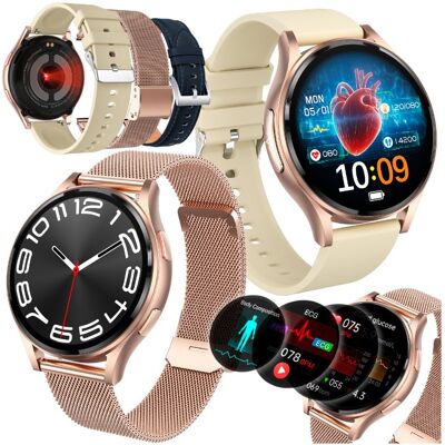 Proventus PL SMARTWATCH DAMSKI AMOLED KARDIOWATCH POMIAR EKG HRV CIŚNIENIE ROZMOWY SMS Proventus PL SMARTWATCH DAMSKI AMOLED KARDIOWATCH POMIAR EKG HRV CIŚNIENIE ROZMOWY SMS
