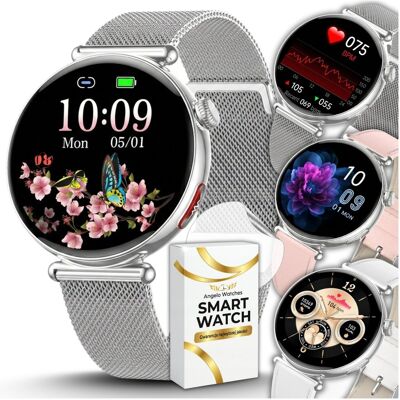 Angelo Watches Smartwatch Damski Angelo HeartWatch 2026 AMOLED EKG Ciśnienie Glukoza Rozmowy Pl Menu Zestaw Prezentowy Angelo Watches Smartwatch Damski Angelo HeartWatch 2026 AMOLED EKG Ciśnienie Glukoza Rozmowy Pl Menu Zestaw Prezentowy