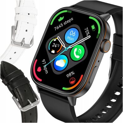 Smartwatch Damski Angelo Watches Terra GPS Rozmowy Bluetooth IP68 AMOLED 2.01' + 2 Dodatkowe Paski Smartwatch Damski Angelo Watches Terra GPS Rozmowy Bluetooth IP68 AMOLED 2.01' + 2 Dodatkowe Paski