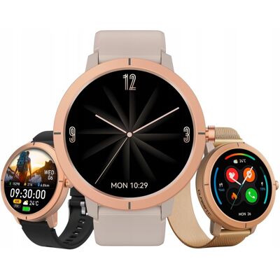 ELONIX Smartwatch Damski elegancki 360mah 466x466 ROZMOWY wodoszczelności 5ATM ELONIX Smartwatch Damski elegancki 360mah 466x466 ROZMOWY wodoszczelności 5ATM
