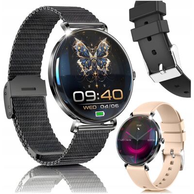 JG Smart SMARTWATCH DAMSKI PL MENU ZEGAREK ROZMOWY SMART WATCH CIŚNIENIE 3 PASKI JG Smart SMARTWATCH DAMSKI PL MENU ZEGAREK ROZMOWY SMART WATCH CIŚNIENIE 3 PASKI