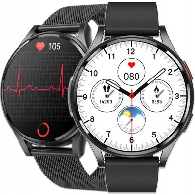 Smartwatch damski polskie menu Ekg Cukier Ciśnienie rozmowy Amoled 2 Paski JG Smart Smartwatch damski polskie menu Ekg Cukier Ciśnienie rozmowy Amoled 2 Paski JG Smart