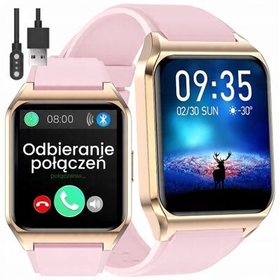 Rubicon SMARTWATCH DAMSKI ROZMOWY TERMOMETR MENU PL GRAWER Rubicon SMARTWATCH DAMSKI ROZMOWY TERMOMETR MENU PL GRAWER
