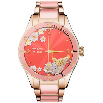 Smartwatch Damski Rubicon RNCE82 Różowy Smartwatch Damski Rubicon RNCE82 Różowy