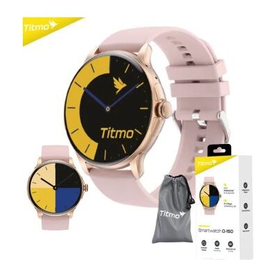 Partnertele Smartwatch Damski Titmo O-150 AMOLED Złoty Rozmowy BT Wodoodporny IP68 Partnertele Smartwatch Damski Titmo O-150 AMOLED Złoty Rozmowy BT Wodoodporny IP68