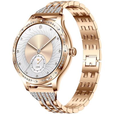 Inny producent Smartwatch Damski Veltori VT350-1 Bransoleta Różowe Złoto Inny producent Smartwatch Damski Veltori VT350-1 Bransoleta Różowe Złoto