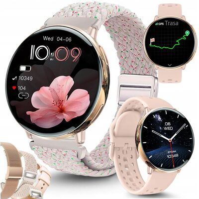 Proventus PL SMARTWATCH DAMSKI WODOODPORNY ZEGAREK MENU PL GPS AMOLED PULS SPORT TĘTNO Proventus PL SMARTWATCH DAMSKI WODOODPORNY ZEGAREK MENU PL GPS AMOLED PULS SPORT TĘTNO