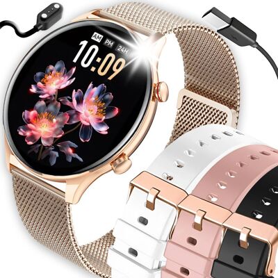 Inny producent SMARTWATCH DAMSKI ZEGAREK DLA KOBIETY MENU PL ROZMOWY CIŚNIENIE BPM 4 PASKI BRANSOLETKA SERCE Inny producent SMARTWATCH DAMSKI ZEGAREK DLA KOBIETY MENU PL ROZMOWY CIŚNIENIE BPM 4 PASKI BRANSOLETKA SERCE