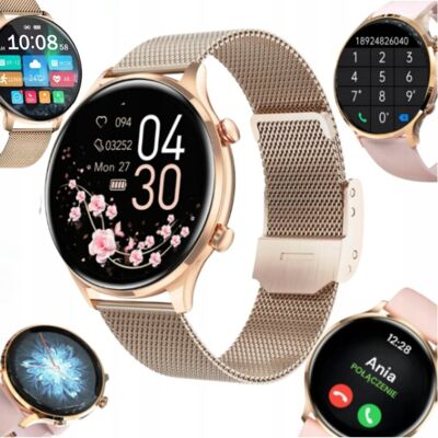 Inny producent Smartwatch Damski Zegarek Dla Kobiety ROZMOWY 280MAH Ciśnieniomierz złoty Inny producent Smartwatch Damski Zegarek Dla Kobiety ROZMOWY 280MAH Ciśnieniomierz złoty