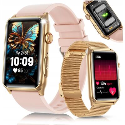 JG Smart SMARTWATCH DAMSKI ZEGAREK EKG HRV POMIAR CUKRU CIŚNIENIA TEMPERTATURA BMI JG Smart SMARTWATCH DAMSKI ZEGAREK EKG HRV POMIAR CUKRU CIŚNIENIA TEMPERTATURA BMI
