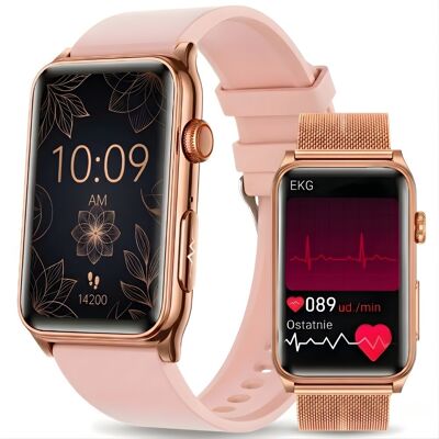 VESS SMARTWATCH DAMSKI ZEGAREK EKG HRV POMIAR CUKRU CIŚNIENIA TEMPERTATURA TĘTNO VESS SMARTWATCH DAMSKI ZEGAREK EKG HRV POMIAR CUKRU CIŚNIENIA TEMPERTATURA TĘTNO
