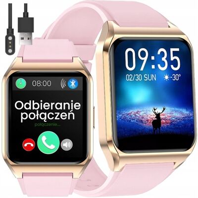 Inny producent SMARTWATCH DAMSKI ZEGAREK +GRAWER ROZMOWY TERMOMETR MENU POLSKIE Inny producent SMARTWATCH DAMSKI ZEGAREK +GRAWER ROZMOWY TERMOMETR MENU POLSKIE