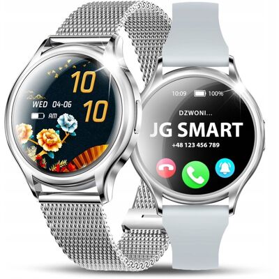 JG Smart Smartwatch Damski Zegarek - PL Menu Rozmowy Powiadomienia Sport JG Smart Smartwatch Damski Zegarek - PL Menu Rozmowy Powiadomienia Sport