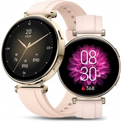 JG Smart Smartwatch Damski Zegarek - Wodoodporny Rozmowy Menu PL - Złoty dla Kobiety JG Smart Smartwatch Damski Zegarek - Wodoodporny Rozmowy Menu PL - Złoty dla Kobiety