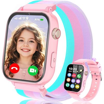 Inny producent Smartwatch dla Dzieci 4G GPS WiFi rozmowy wideo SOS Telefon Kroki Budzik Inny producent Smartwatch dla Dzieci 4G GPS WiFi rozmowy wideo SOS Telefon Kroki Budzik