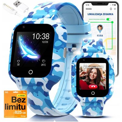 JG Smart Smartwatch dla Dzieci Dziecięcy Zegarek Rozmowy 4G LTE Lokalizacja GPS Czat JG Smart Smartwatch dla Dzieci Dziecięcy Zegarek Rozmowy 4G LTE Lokalizacja GPS Czat