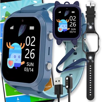 DIAWAY SMARTWATCH DLA DZIECI ZEGAREK DZIECIĘCY GPS 4G LOKALIZATOR NA KARTĘ SIM GRY LT56 DIAWAY SMARTWATCH DLA DZIECI ZEGAREK DZIECIĘCY GPS 4G LOKALIZATOR NA KARTĘ SIM GRY LT56