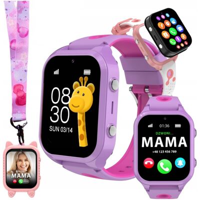 Inny producent Smartwatch Dla Dziecka GPS Dziecięcy Zegarek Telefon SIM Nauka Aparat Bajki Inny producent Smartwatch Dla Dziecka GPS Dziecięcy Zegarek Telefon SIM Nauka Aparat Bajki