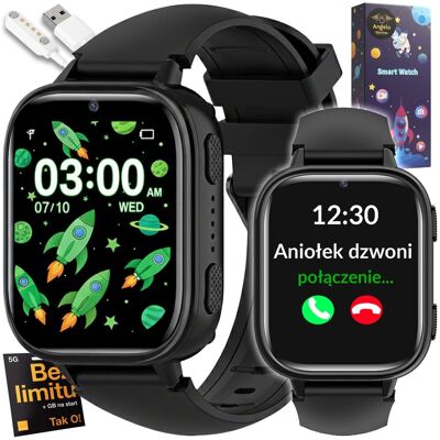 Angelo Watches SMARTWATCH DLA DZIECKA ZEGAREK DZIECIĘCY TELEFON SIM GRY NAUKA BAJKI APARAT Angelo Watches SMARTWATCH DLA DZIECKA ZEGAREK DZIECIĘCY TELEFON SIM GRY NAUKA BAJKI APARAT