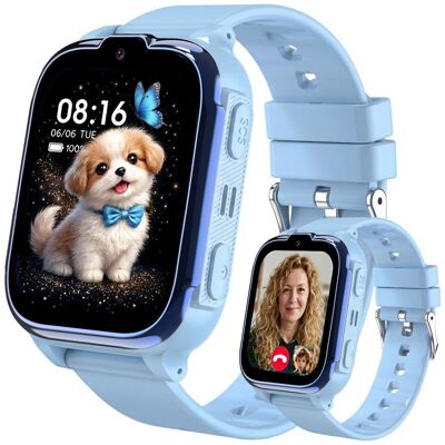 Rubicon Smartwatch dziecięcy niebieski Lokalizator Kamera Video Rozmowy SOS SIM Rubicon Smartwatch dziecięcy niebieski Lokalizator Kamera Video Rozmowy SOS SIM