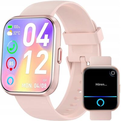 Inny producent Smartwatch Fitpolo ID208Plus różowy 1,8' BT, Alexa, IP68, 110 trybów Inny producent Smartwatch Fitpolo ID208Plus różowy 1,8' BT, Alexa, IP68, 110 trybów